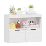 White Wooden Book an Toy Organizer | OROA Kids