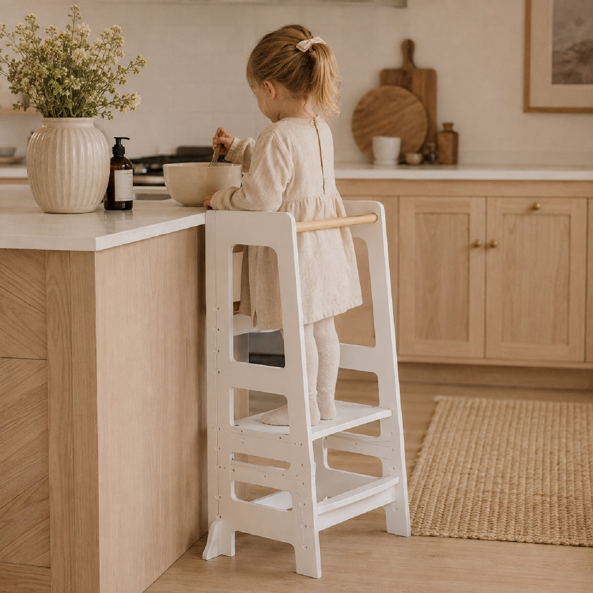Adjustable Kids Montessori Kitchen Standing Tower | OROA Kids