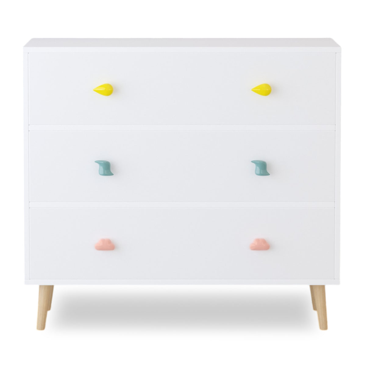 Solid Wood Kids 3 Drawer Dresser | OROA Kids