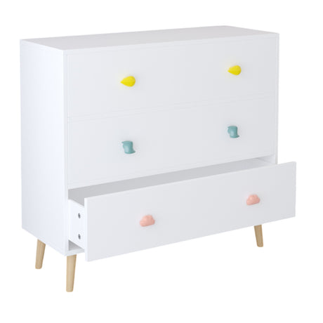 Solid Wood Kids 3 Drawer Dresser | OROA Kids