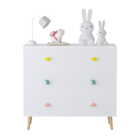 Solid Wood Kids 3 Drawer Dresser | OROA Kids