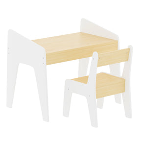 Modern European furniture - Wooden Children Study Table Set with Chairs - www.oroa.com