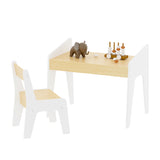 Wooden Children Study Table Set with Chairs | OROA Kids