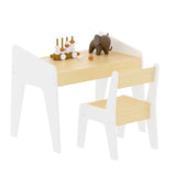 Wooden Children Study Table Set with Chairs | OROA Kids