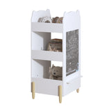 Bear-Shaped Kids Bookshelf with Chalkboard Side | OROA Kids