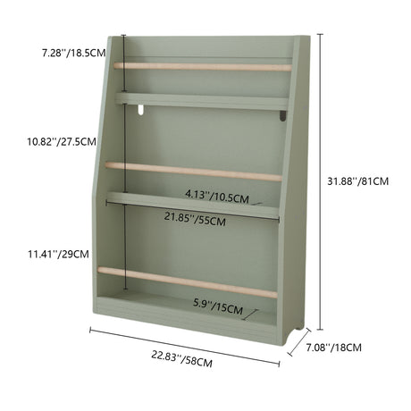 3-Tier Sage Book Shelf | OROA Kids