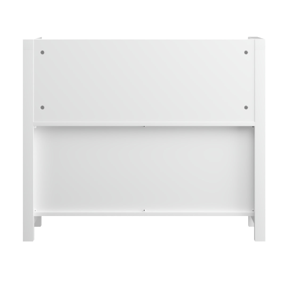 White Wooden Toddler Bookcase for Playroom | OROA Kids
