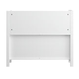 White Wooden Toddler Bookcase for Playroom | OROA Kids