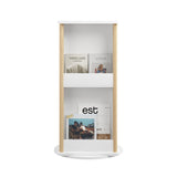 3-Tier Wood Rotating Kids Bookshelf with Chalkboard | OROA Kids