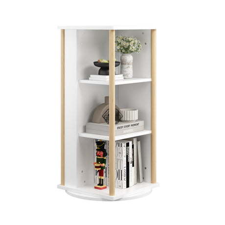 3-Tier Wood Rotating Kids Bookshelf with Chalkboard | OROA Kids