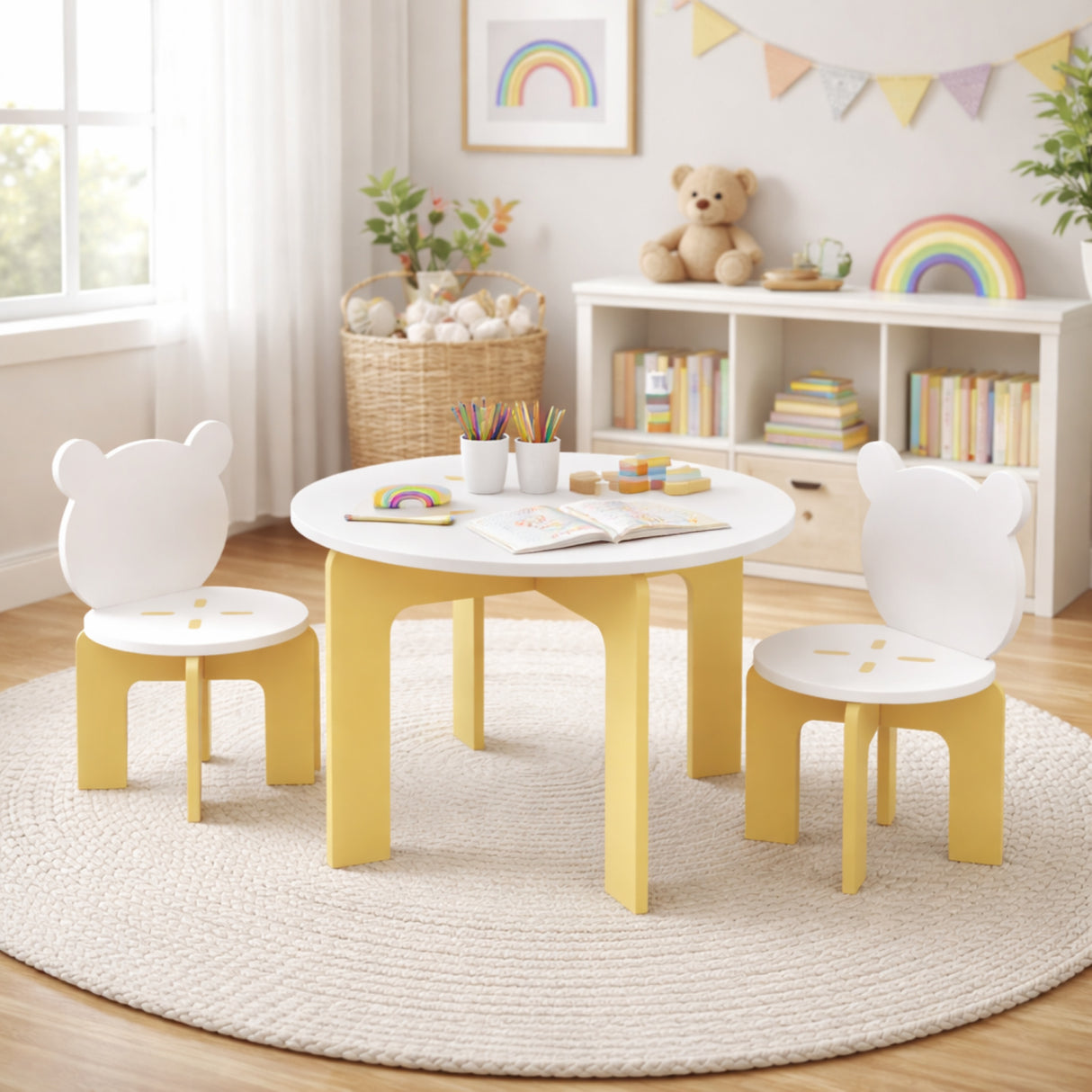 Wooden Toddler Table with Chairs | OROA Kids