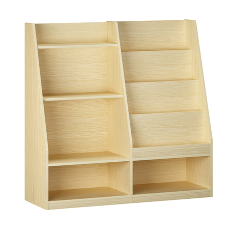 Natural Kids Bookshelf and Toy Storage Organizer | OROA Kids