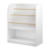 White Front-Facing Kids Bookshelf Storage | OROA Kids