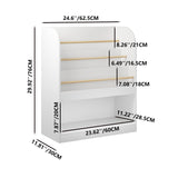 White Front-Facing Kids Bookshelf Storage | OROA Kids