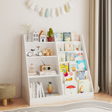 4-Tier Wooden Kids Bookshelf and Toy Storage | OROA Kids