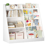 4-Tier Wooden Kids Bookshelf and Toy Storage | OROA Kids