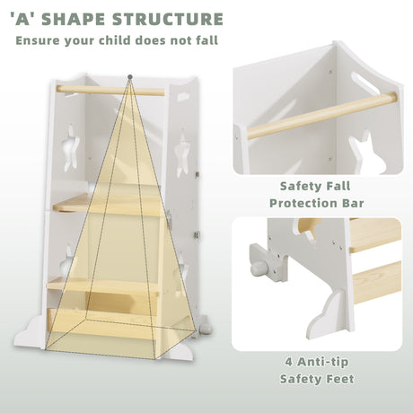 3-in-1 Multifunctional Kids Learning Tower | OROA Kids