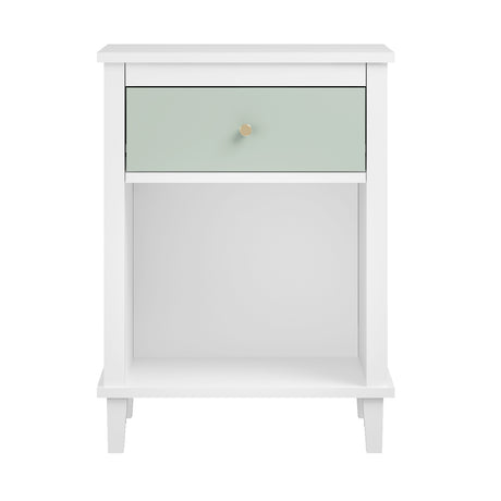 Wooden Nightstand with Drawer and Shelf - OROA Kids - view 1