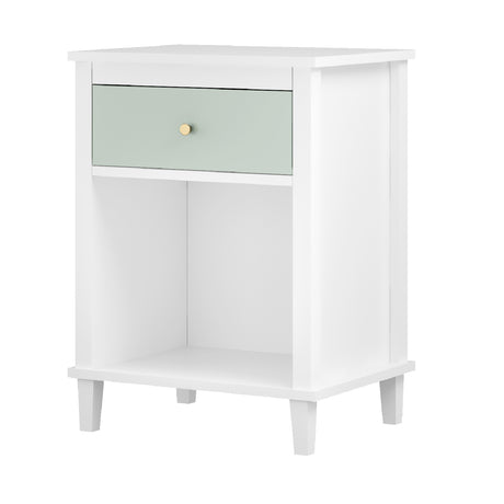 Wooden Nightstand with Drawer and Shelf - OROA Kids - view 3