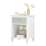 Wooden Nightstand with Drawer and Shelf - OROA Kids - view 6