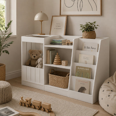 3-in-1 Kids Bookshelf and Toy Storage | OROA Kids