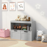 Gray Book and Toy Storage Cabinet Organizer | OROA Kids