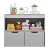 Gray Book and Toy Storage Cabinet Organizer | OROA Kids