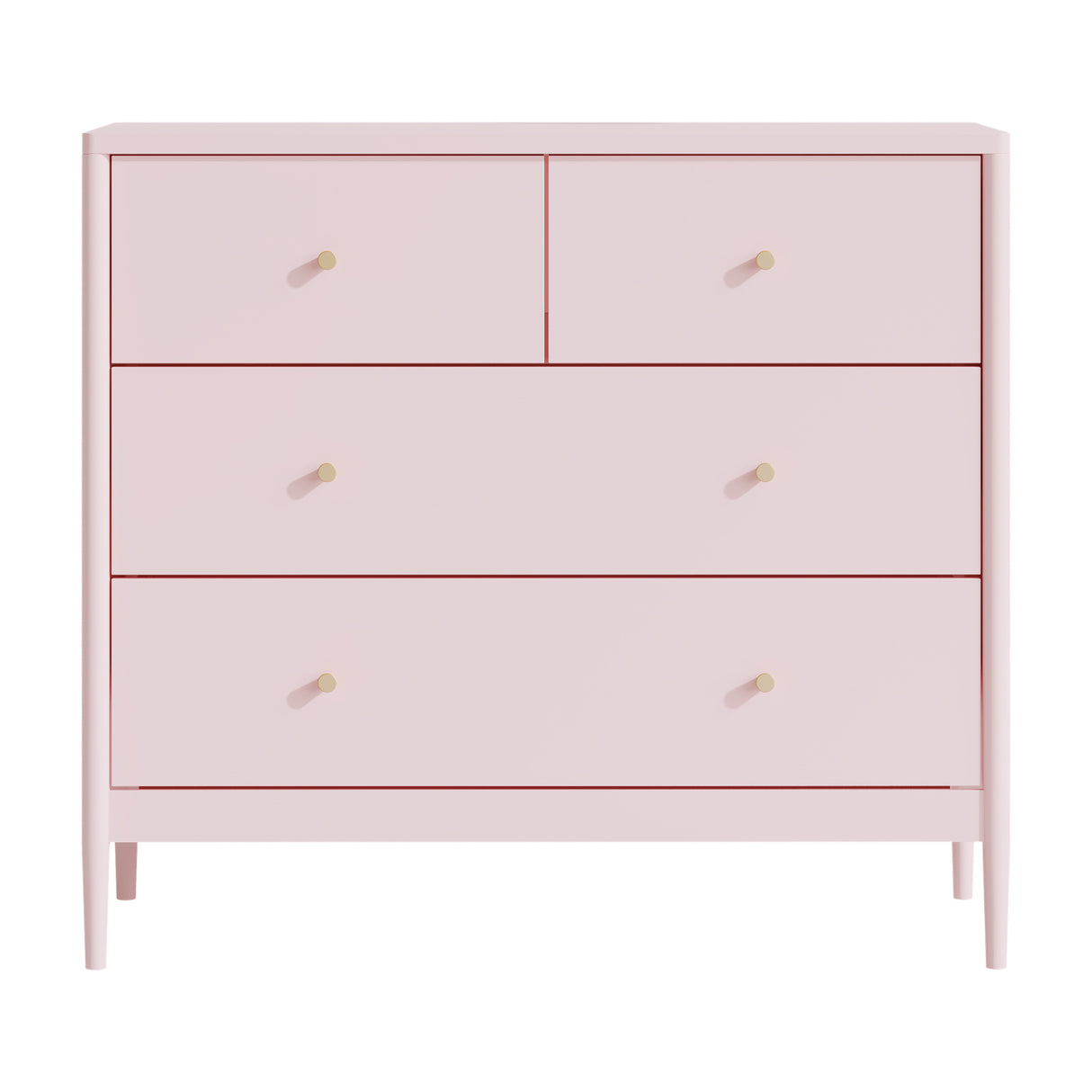 Pink 4-Drawer Kids Dresser | OROA Kids