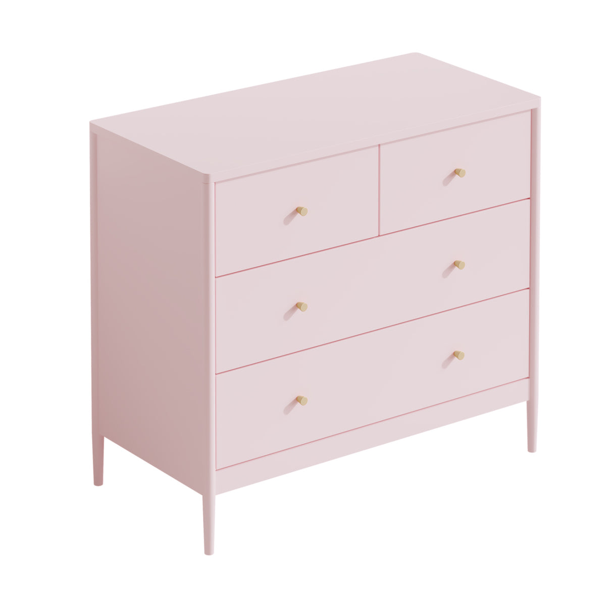 Pink 4-Drawer Kids Dresser | OROA Kids