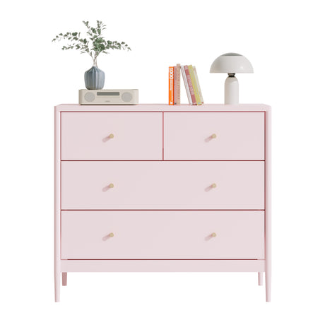 Pink 4-Drawer Kids Dresser | OROA Kids