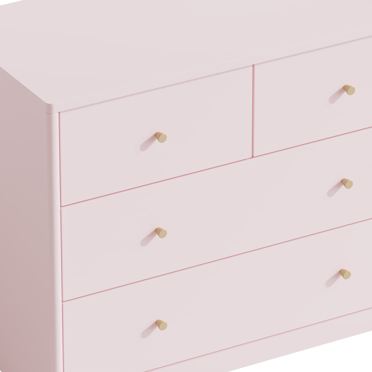 Pink 4-Drawer Kids Dresser | OROA Kids