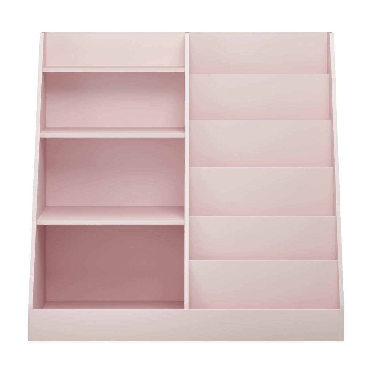 Pink 4-Tier Kids Bookshelf Toy Storage Organizer | OROA Kids