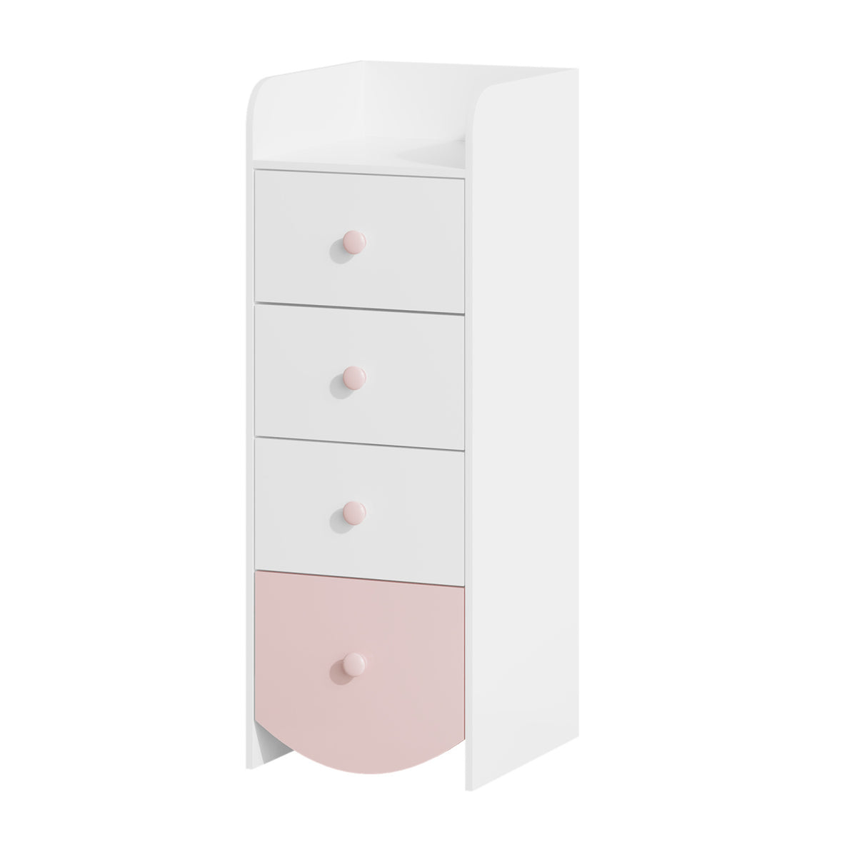 White 4-Drawers Kids Dresser | OROA Kids