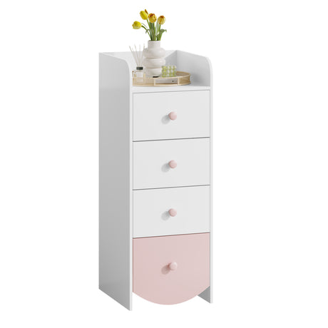White 4-Drawers Kids Dresser | OROA Kids