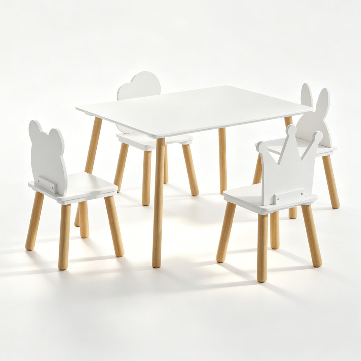 5 Pieces Toddler Table and Chair Set | OROA Kids