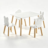 5 Pieces Toddler Table and Chair Set | OROA Kids