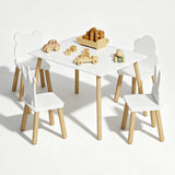5 Pieces Toddler Table and Chair Set | OROA Kids