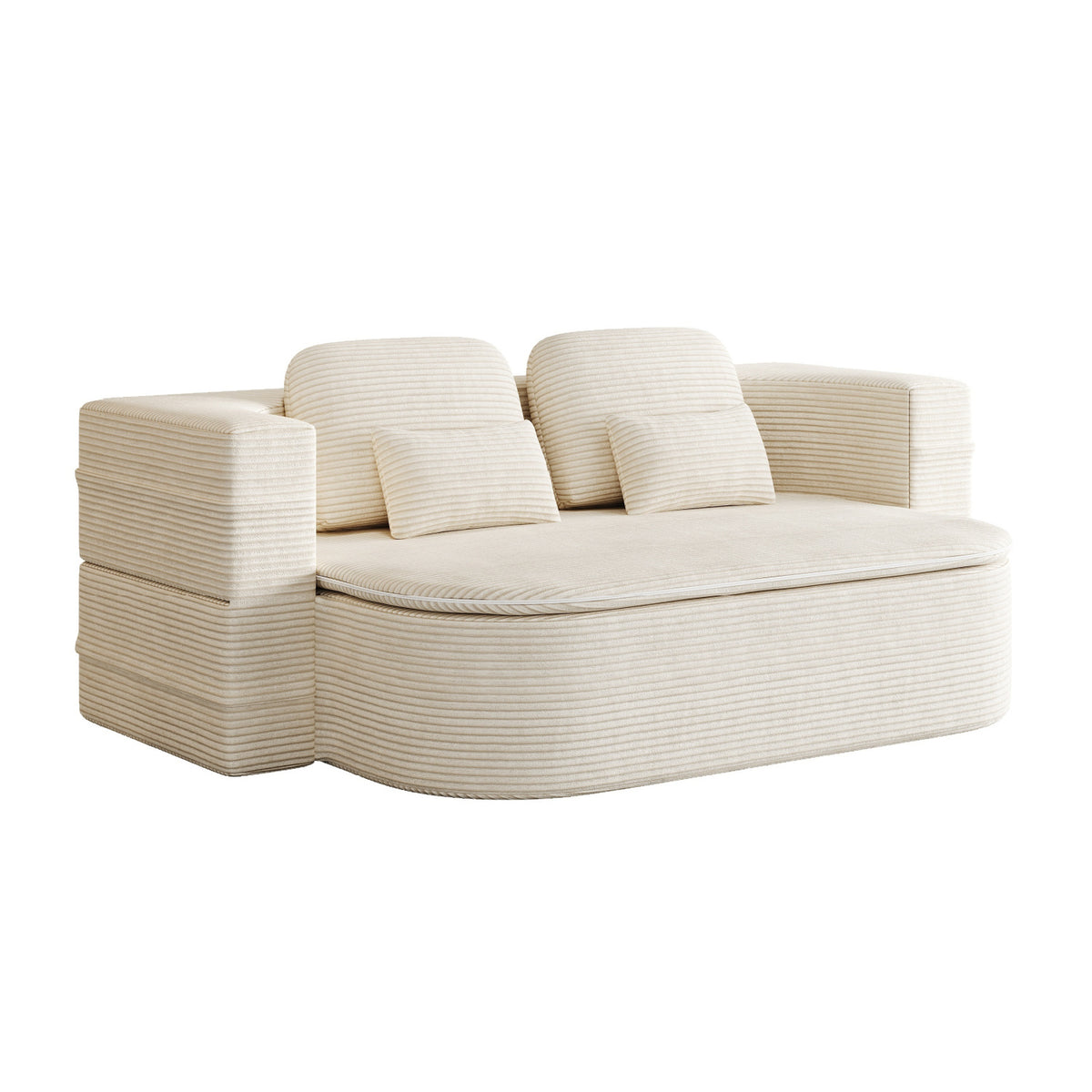 Modern European furniture -Upholstered Foldable Sofa Bed - www.oroa.com