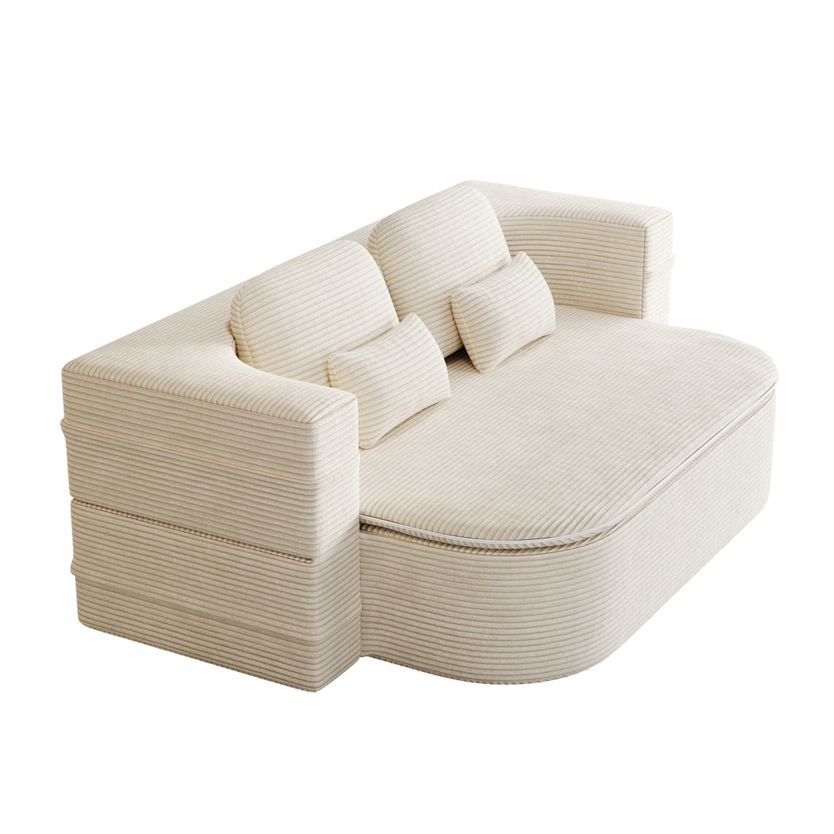 Modern European furniture -Upholstered Foldable Sofa Bed - www.oroa.com