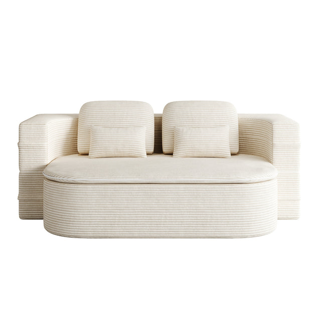 Modern European furniture -Upholstered Foldable Sofa Bed - www.oroa.com