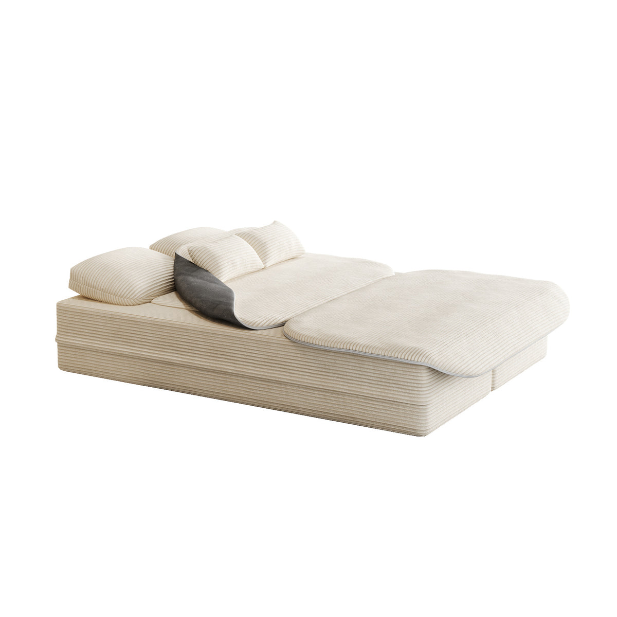Modern European furniture -Upholstered Foldable Sofa Bed - www.oroa.com
