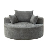 Gray Chenille Sponge Single Sofa | OROA