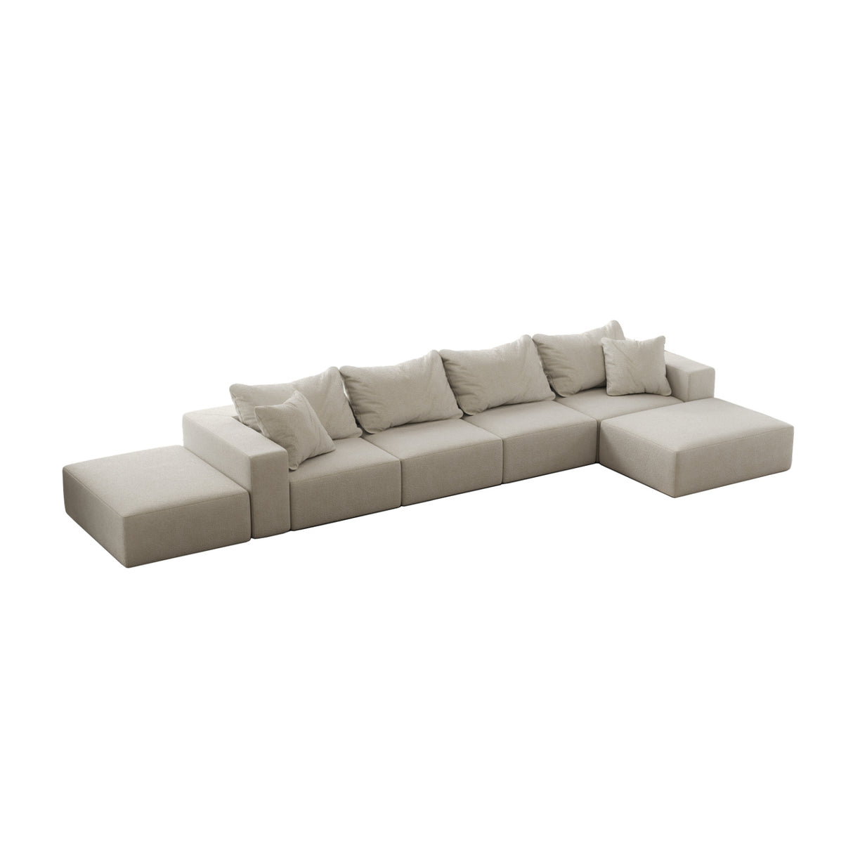 Modern Upholstered Sectional Sofa | OROA