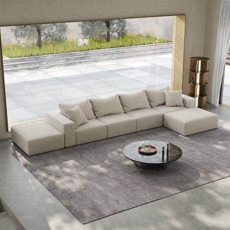 Modern Upholstered Sectional Sofa | OROA