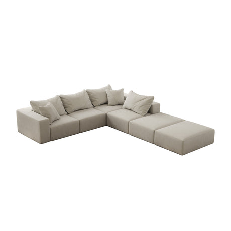 Modern Upholstered Sectional Sofa | OROA