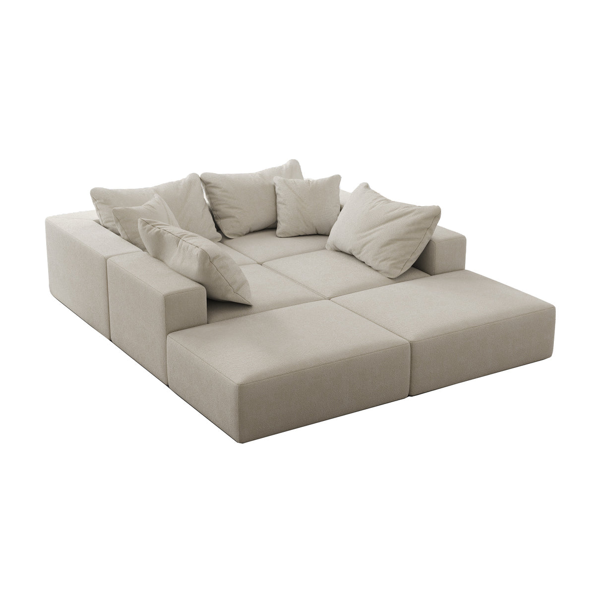 Modern Upholstered Sectional Sofa | OROA
