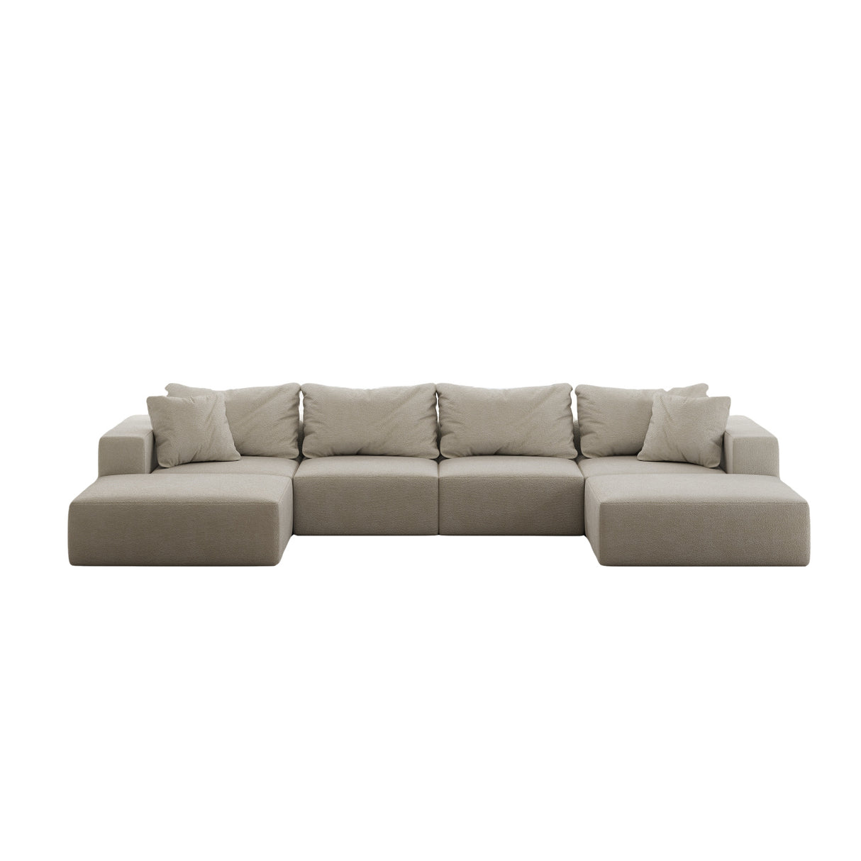 Modern Upholstered Sectional Sofa | OROA