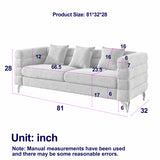 Streamline Modern 3-Seater Sofa | OROA