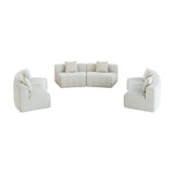 Modern European furniture - Curved Symmetrical Modular Sectional Sofa - www.oroa.com