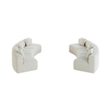 Modern European furniture - Curved Symmetrical Modular Sectional Sofa - www.oroa.com